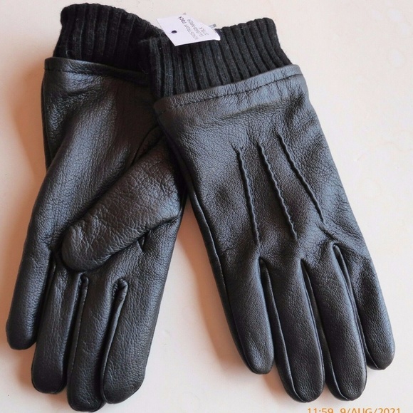 STEWART OF SCOTLAND LEATHER SHELL /FAUX FUR LINING - Picture 2 of 5